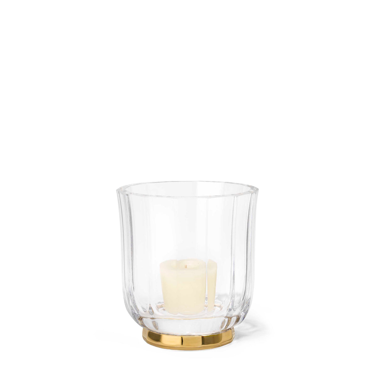 Delmara Crystal Votive Holder, Hurricane