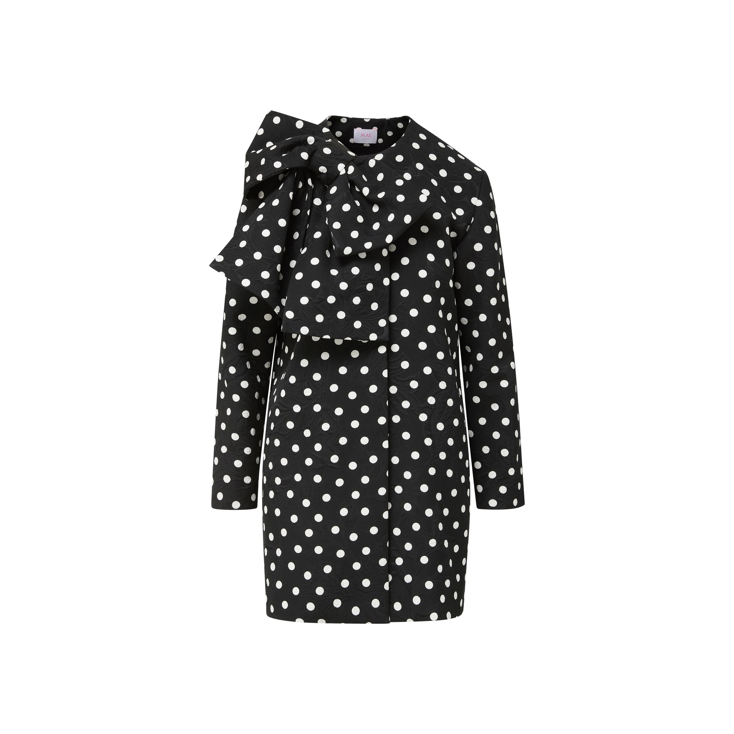 Phoebe Coat in Dancing Dot