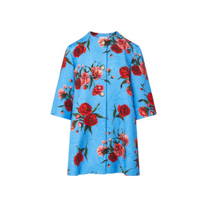 Audrey Coat in Chelsea Rose Brocade