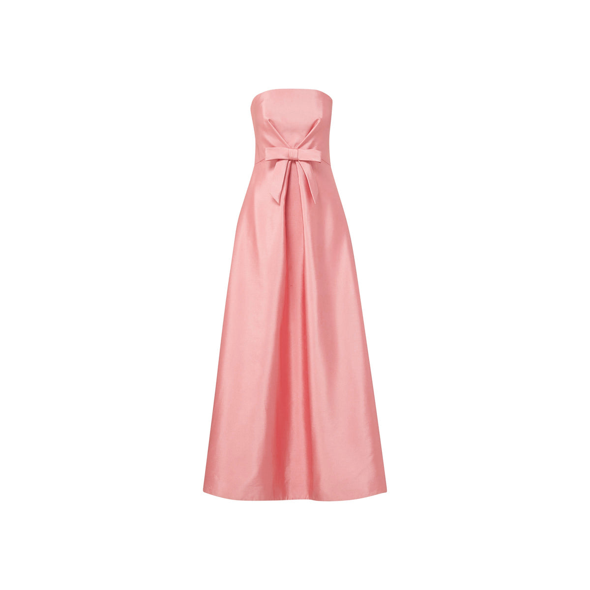 Sabrina Gown in Petal Pink Silk Wool
