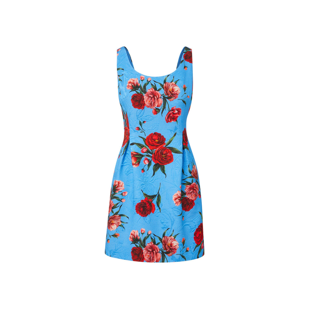 Kendra Dress in Chelsea Rose Brocade