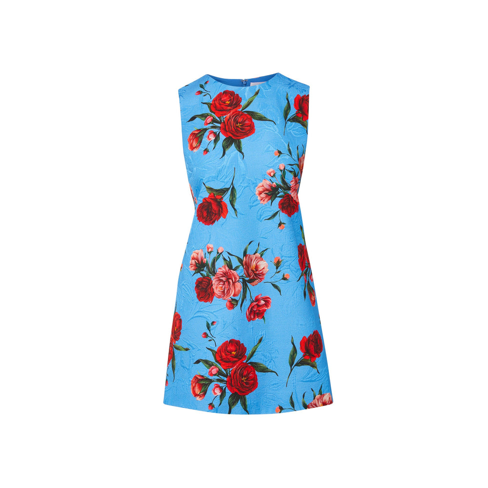 Laurel Dress in Chelsea Rose Brocade