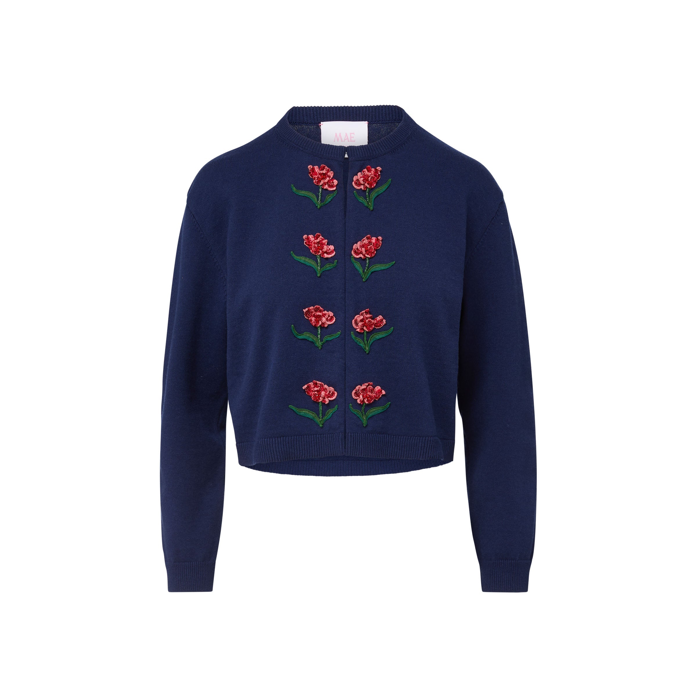 Bailey Knit jacket with Chelsea Rose Embellishment