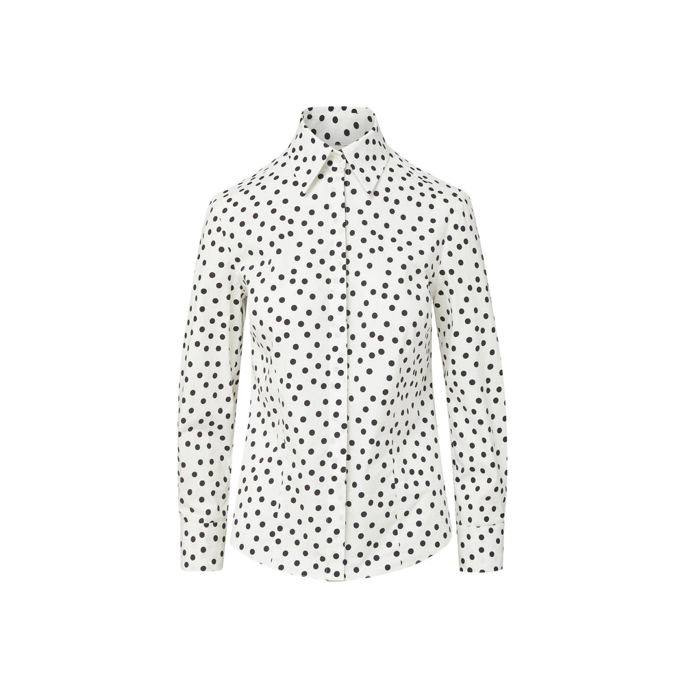 Ginger Top in Mini Dancing Dot