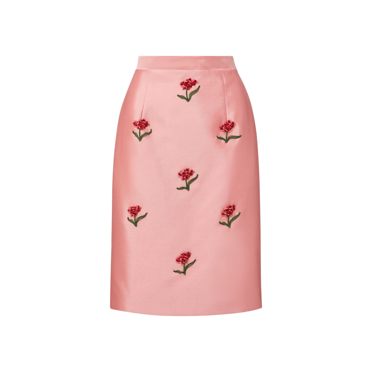 Margaret Skirt in Embellished Silk Wool