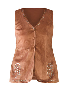 Alexa Top in Stockyards Tan