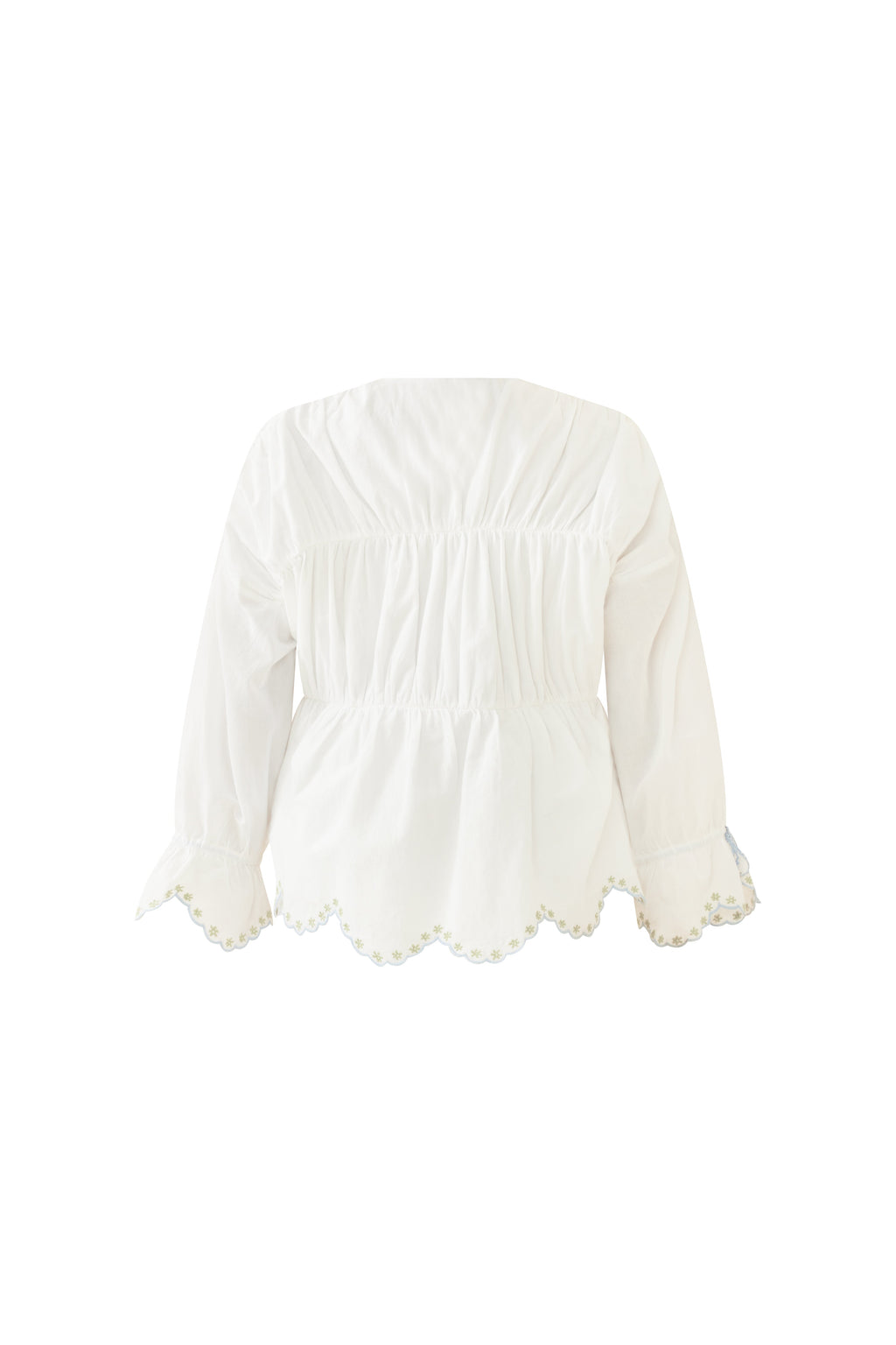 Isle Top in White Whimsy