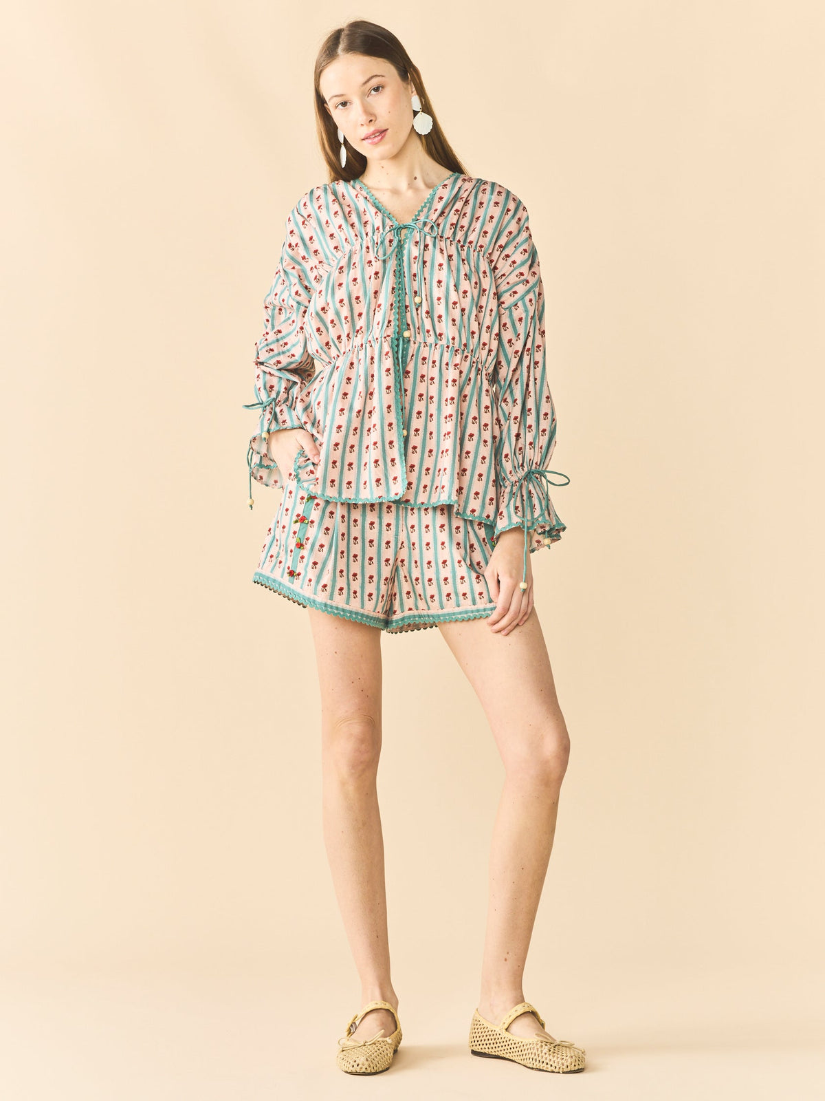 Tasha Short in Poppy Fields Floral