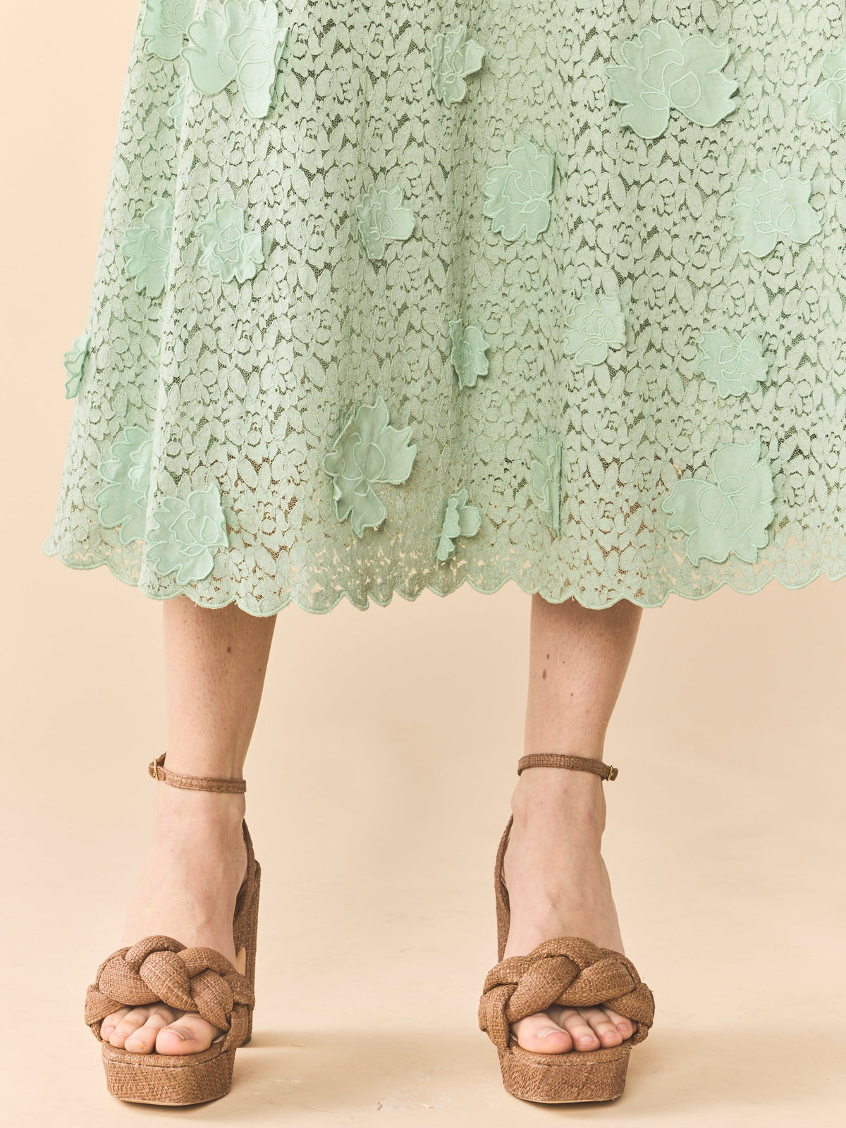 Kelly Skirt in Minty Green