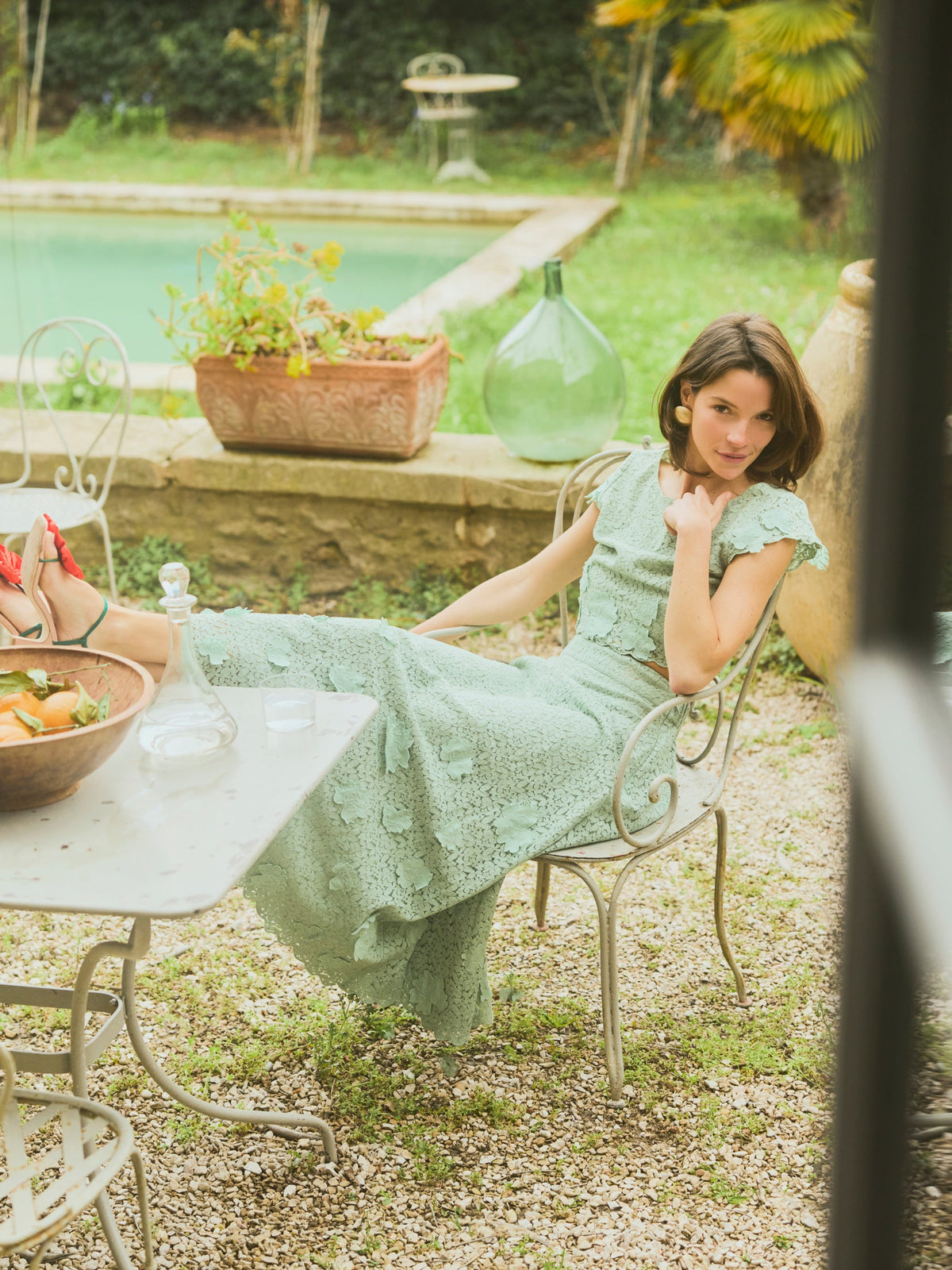 Kelly Skirt in Minty Green
