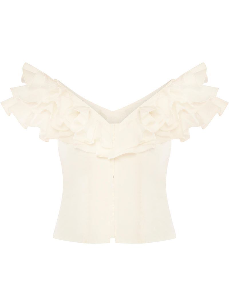 Pop Top in White
