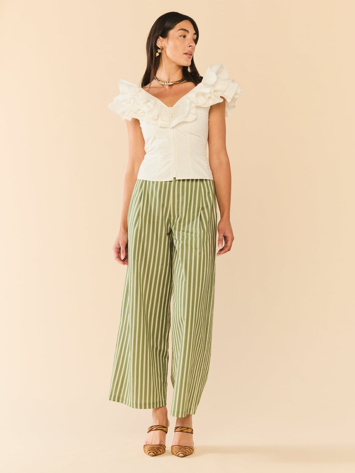 Pop Top in White