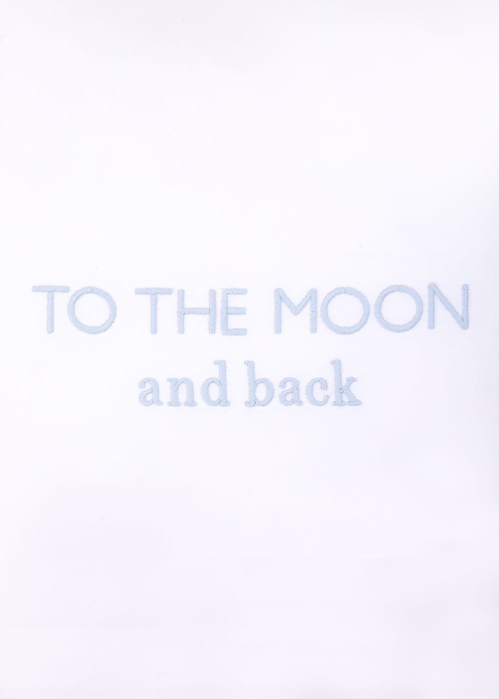 To the Moon Stars Mini Pillow in Cloud