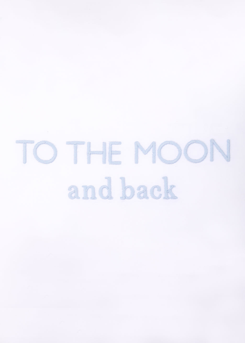 To the Moon Stars Mini Pillow in Cloud