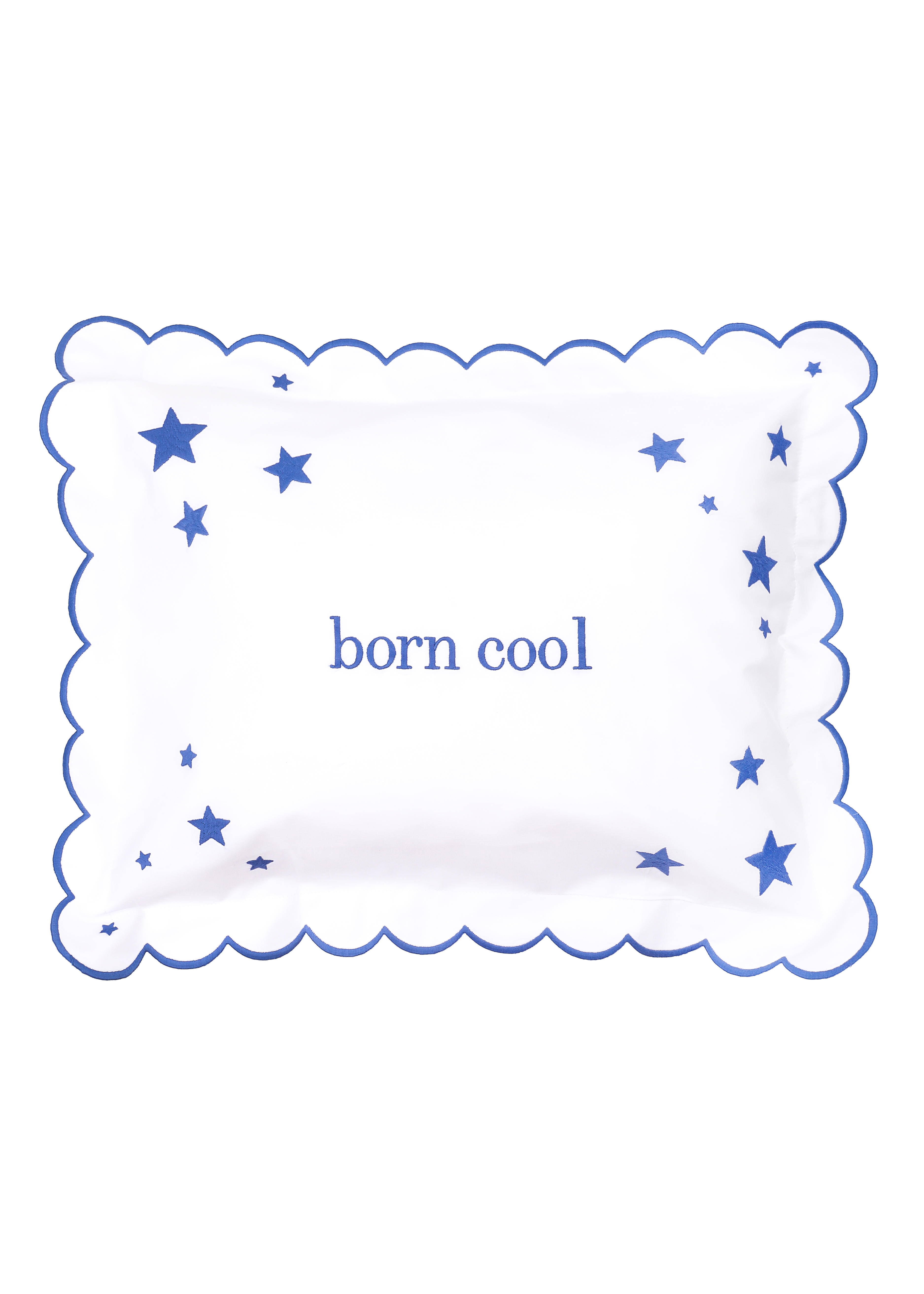 Born Cool Stars Mini Pillow in Larkspur
