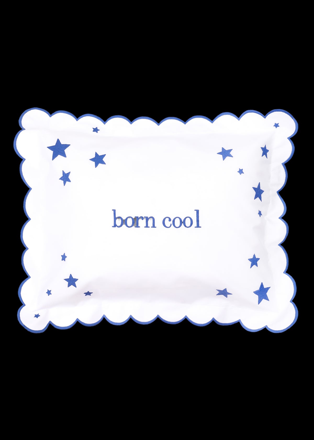 Born Cool Stars Mini Pillow in Larkspur