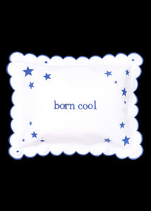 Born Cool Stars Mini Pillow in Larkspur
