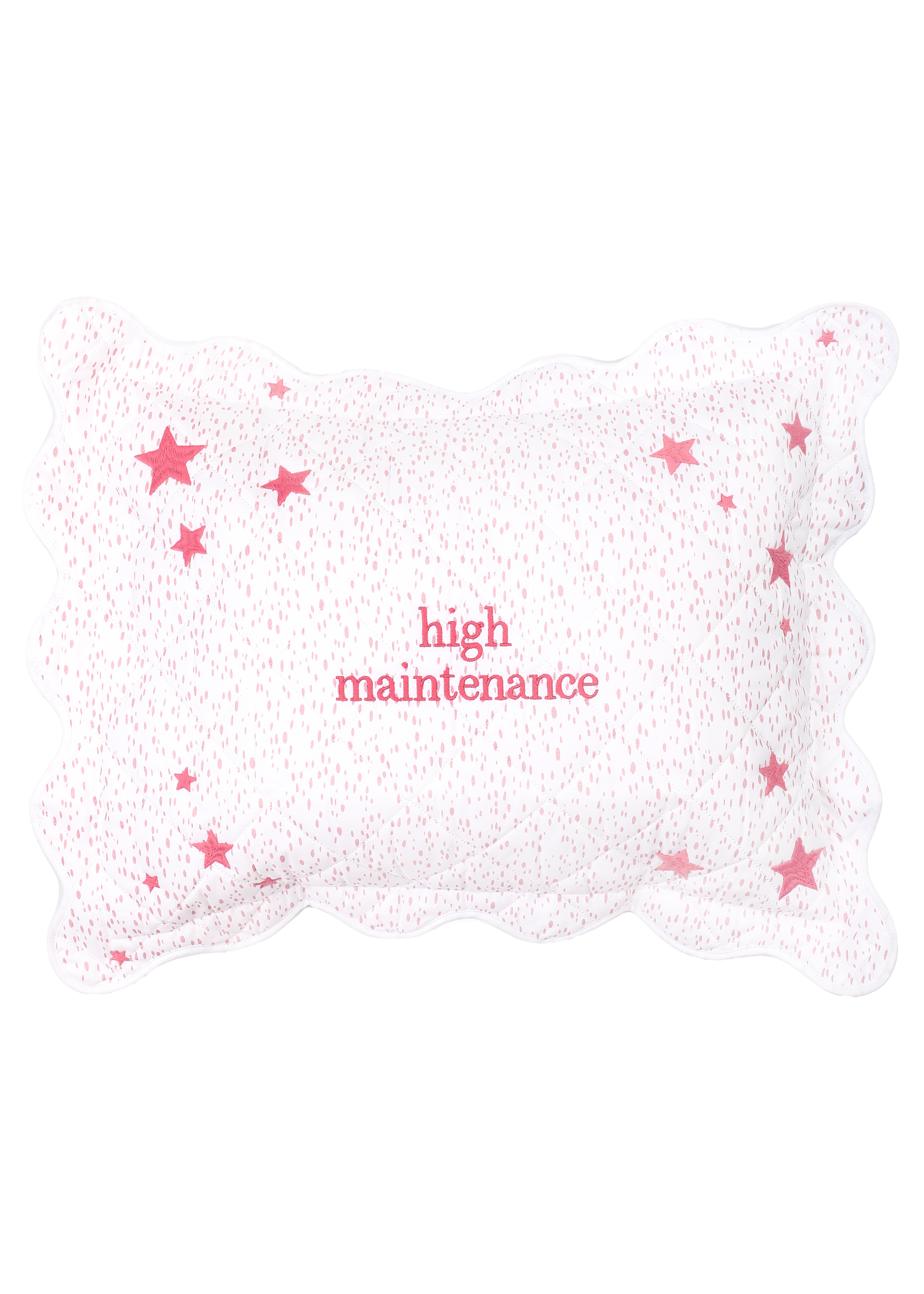 High Maintenance Celine Hearts Mini Pillow
