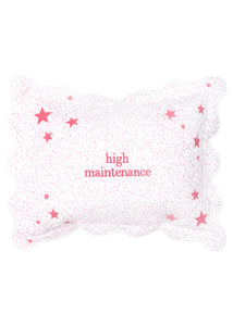 High Maintenance Celine Hearts Mini Pillow