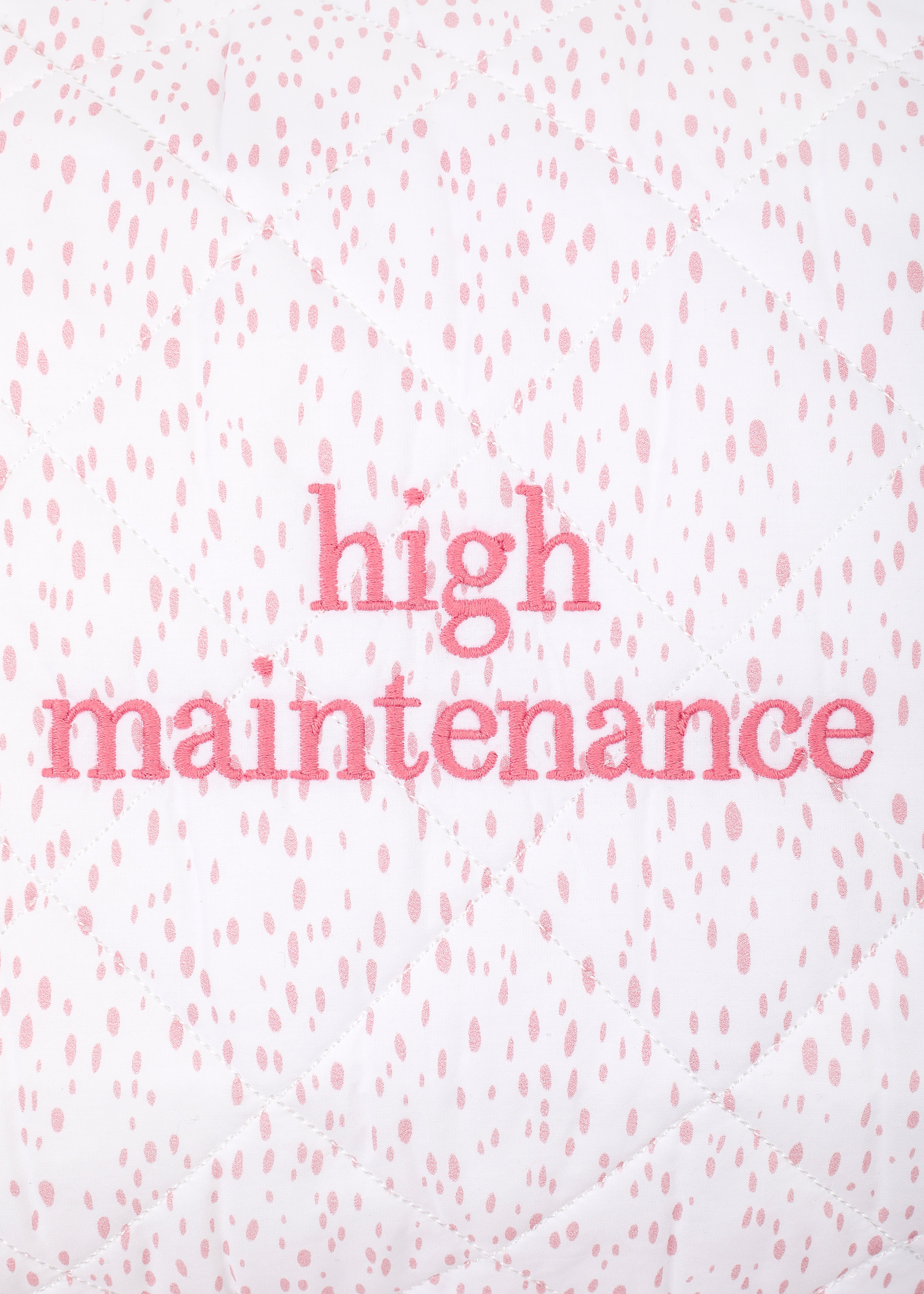 High Maintenance Celine Hearts Mini Pillow