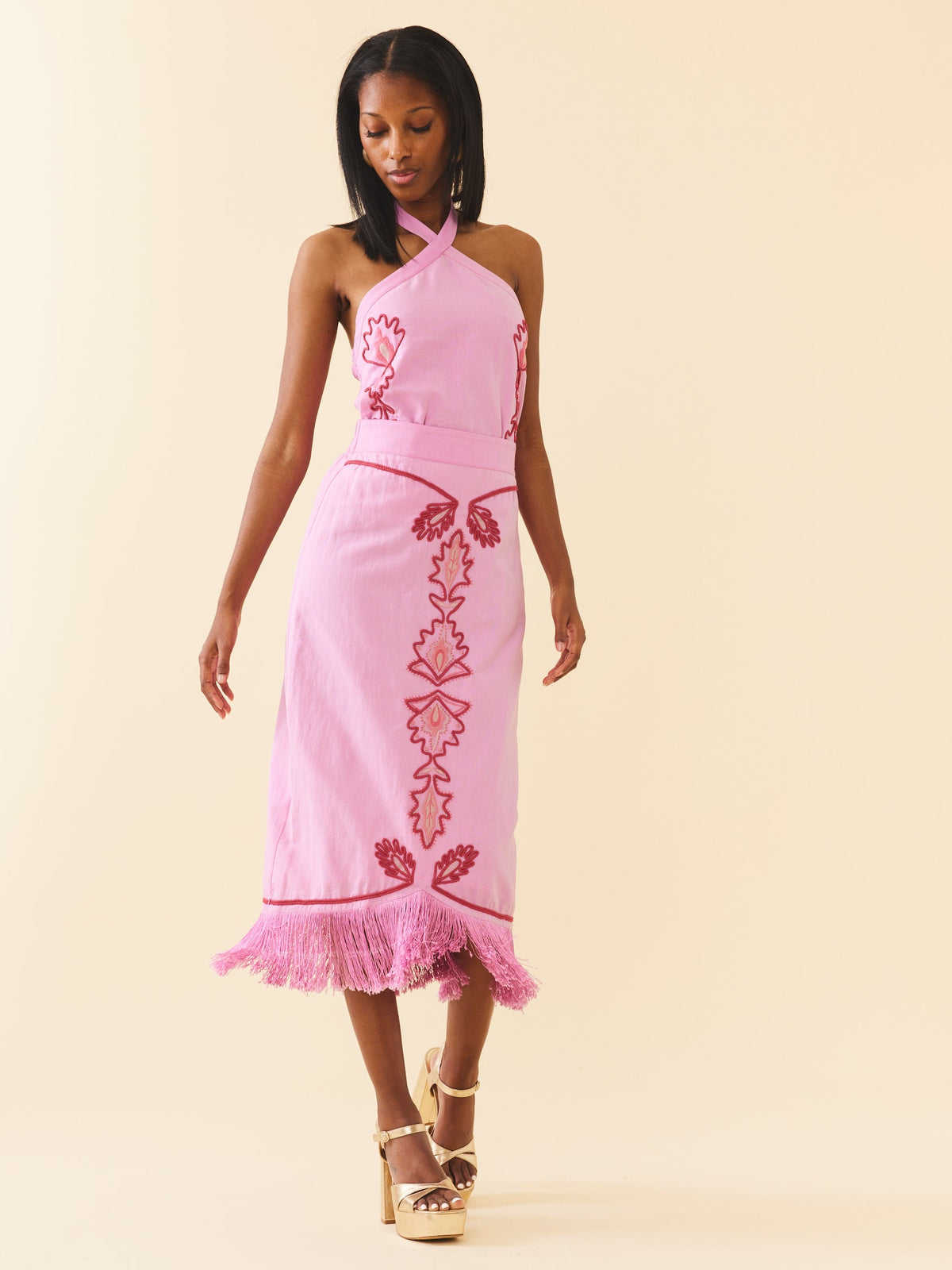 Kya Skirt in Purpink