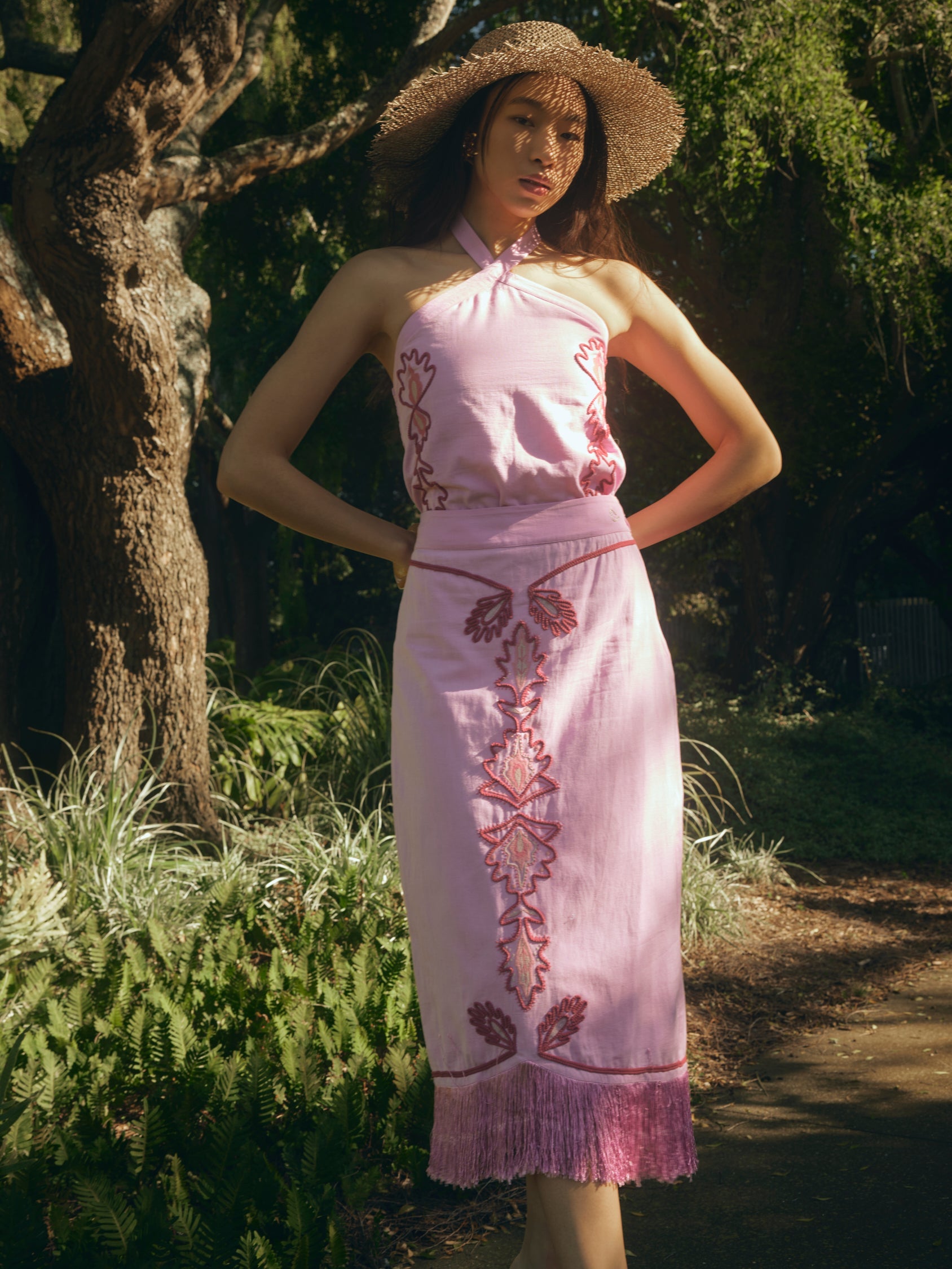 Kya Skirt in Purpink