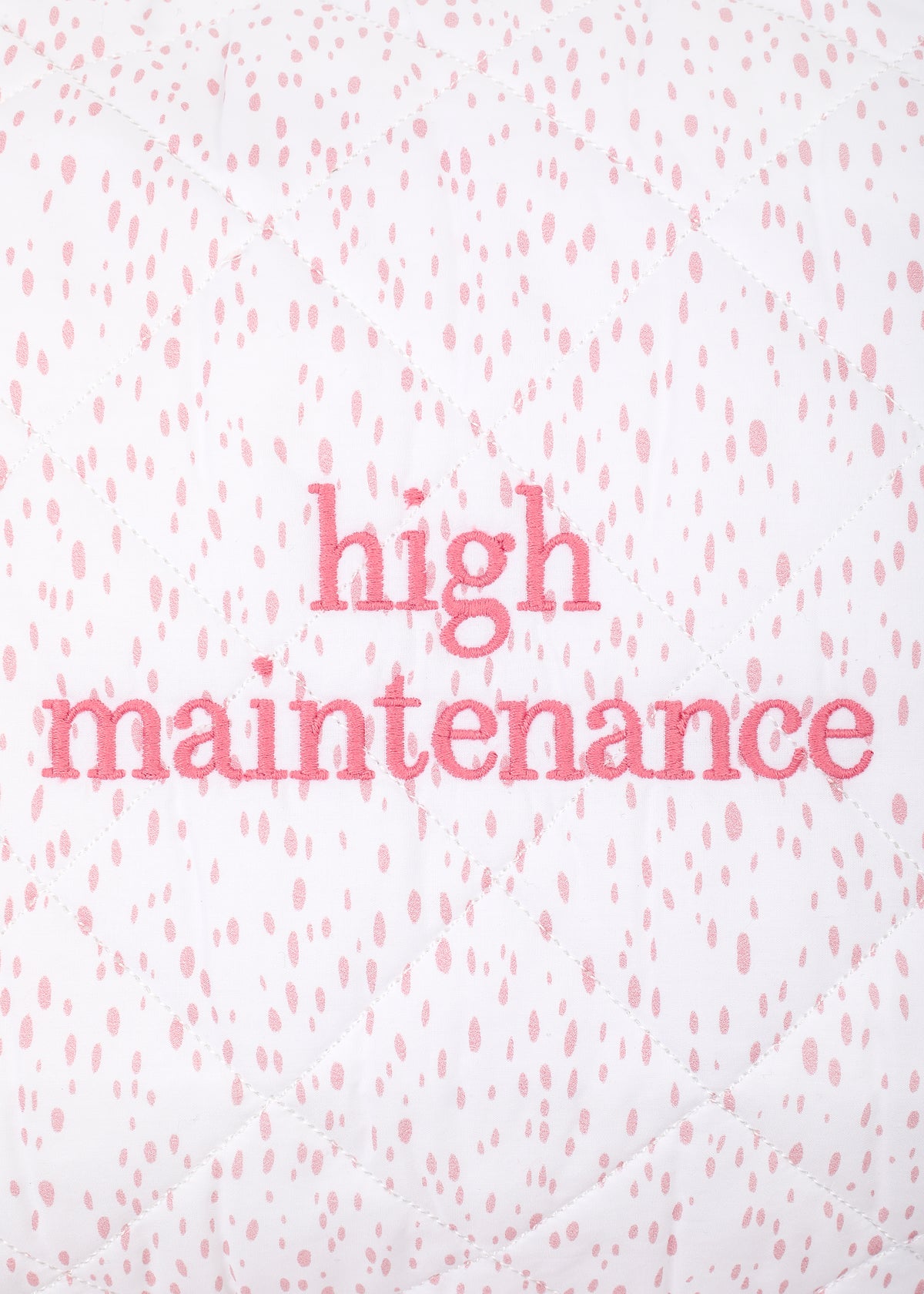 High Maintenance Celine Hearts Mini Pillow