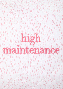 High Maintenance Celine Hearts Mini Pillow