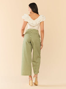 Nina Pant in Meadow Stripe