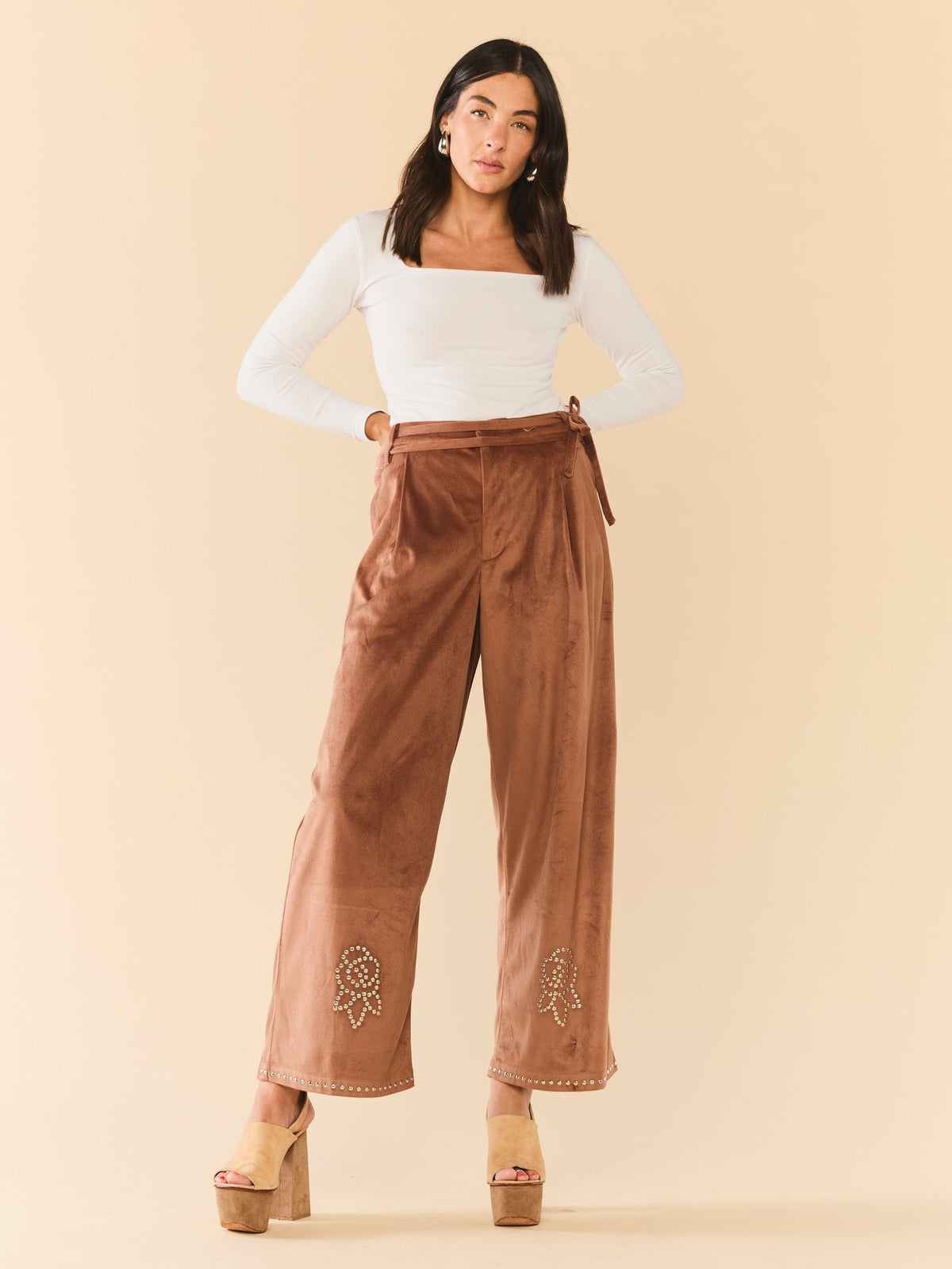 Nina Pants in Stockyards Tan