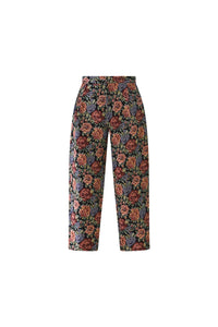 Brynna Trouser in Black Rainbow Jacquard