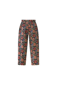 Brynna Trouser in Black Rainbow Jacquard