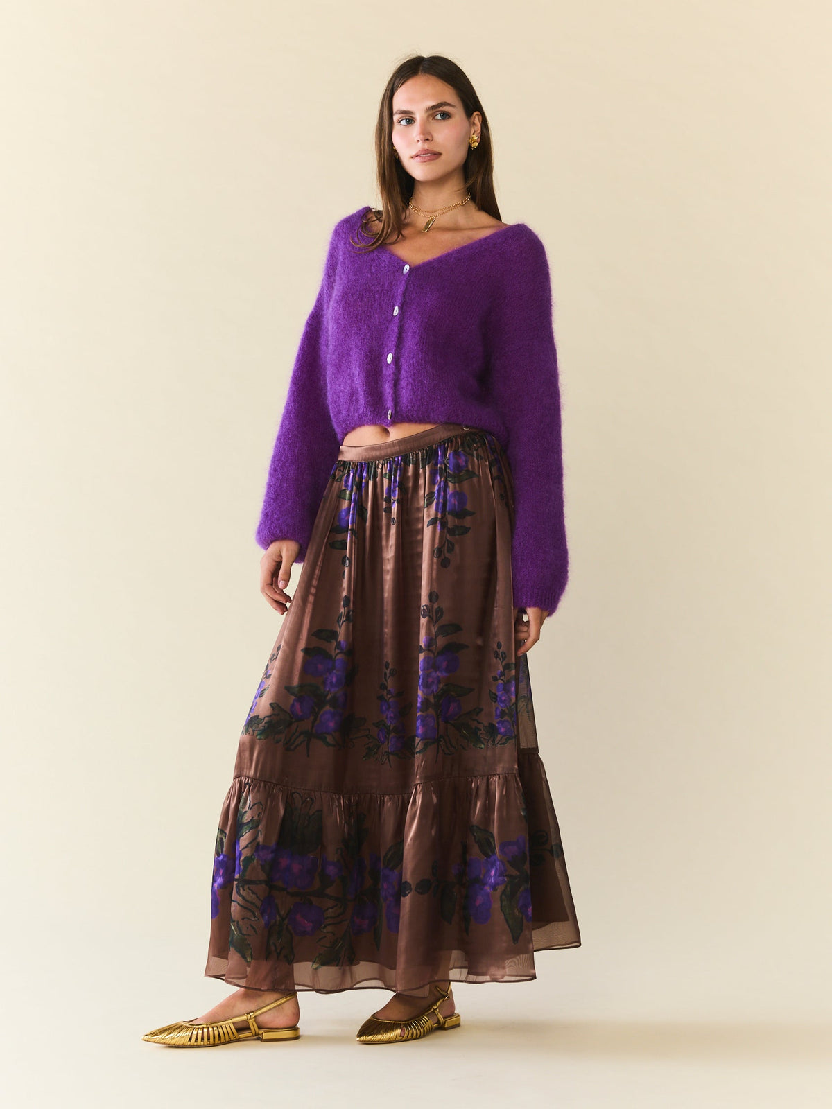 Bri Skirt x Larsen McDowell in Espresso