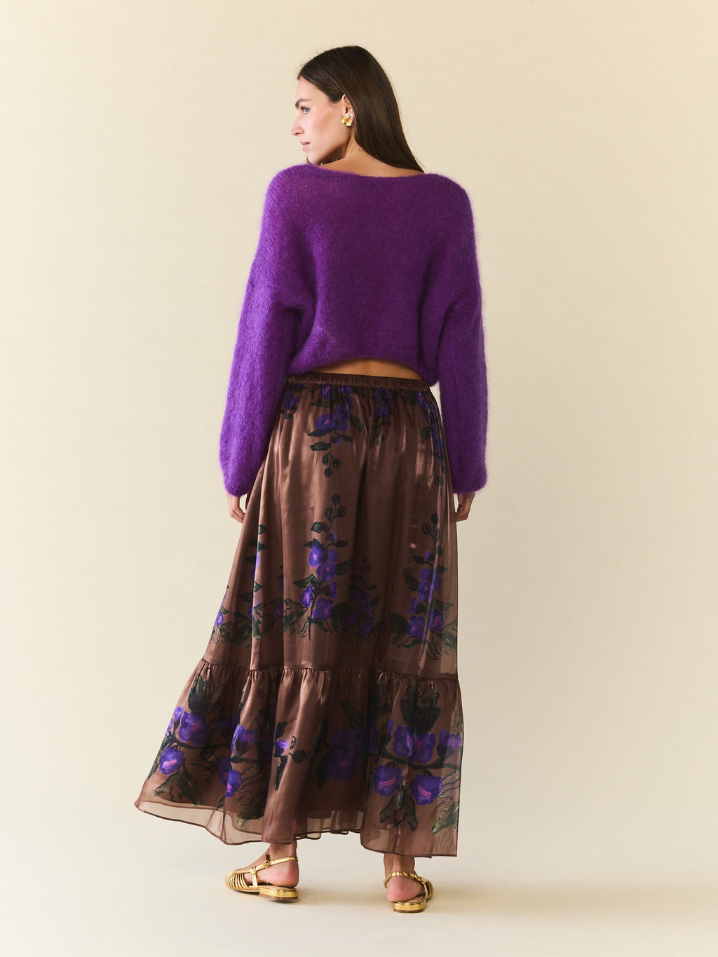 Bri Skirt x Larsen McDowell in Espresso