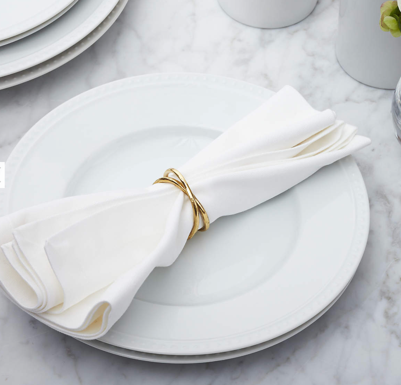 Aria Gold Napkin Ring