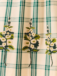 EDDY x Mckenzie Depinto Lucy Dress in Green Plaid & Floral