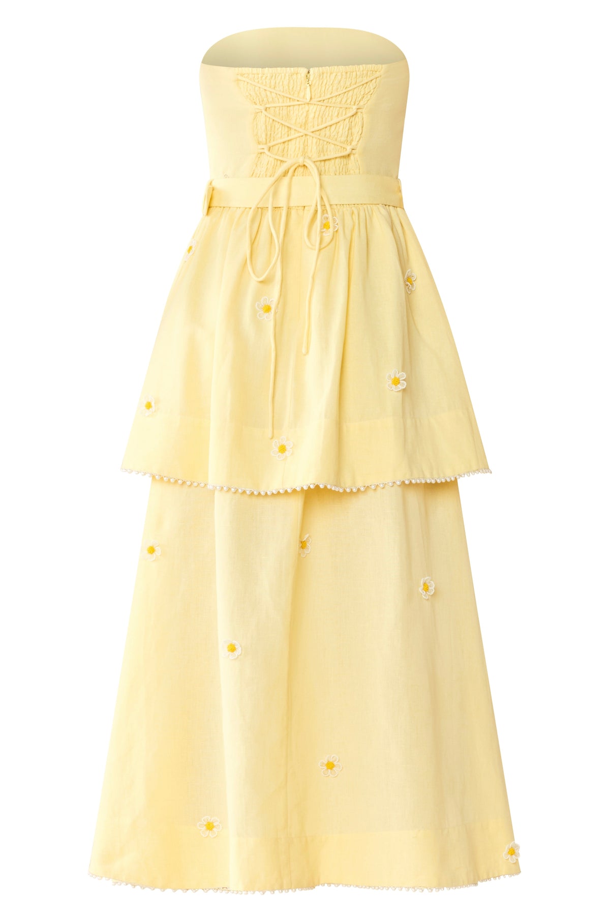 Daisy Dress in Soft Butter Yellow