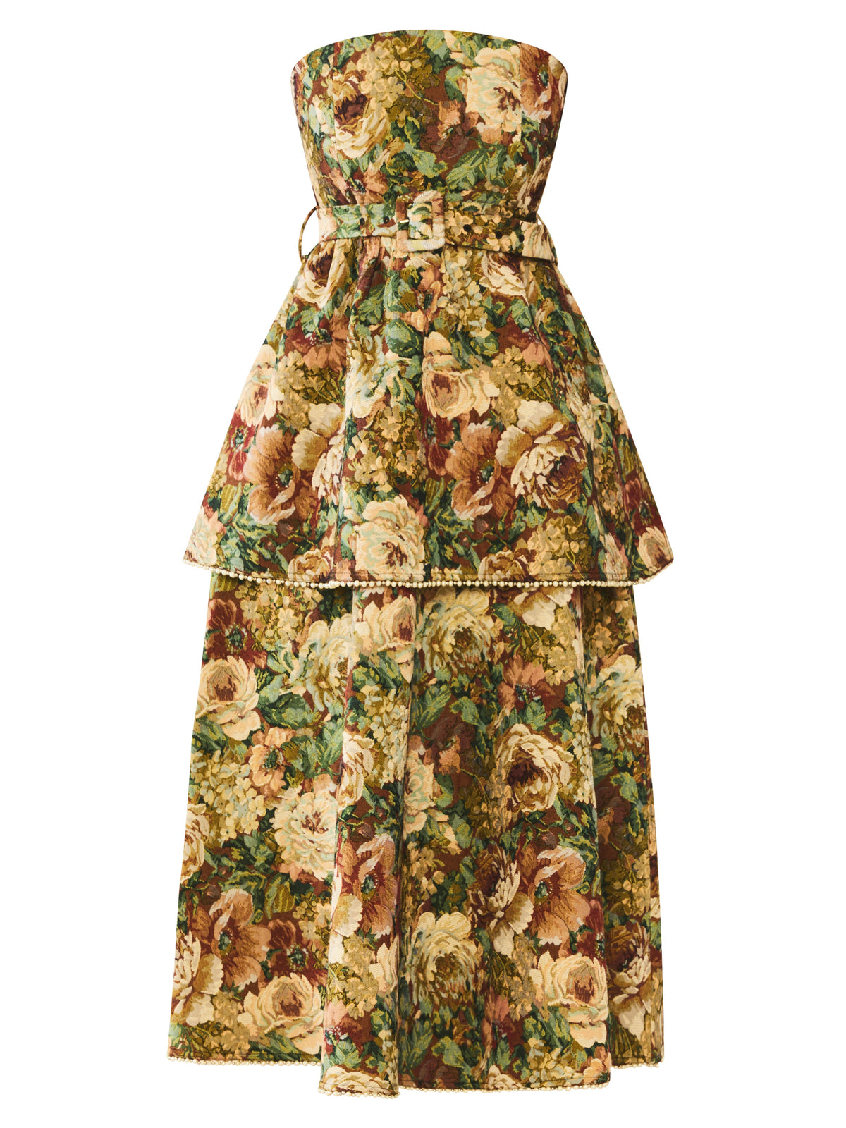 Daisy Dress in Flora Floral Jacquard