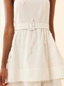 OTM Exclusive: Daisy Dress in Pearly White