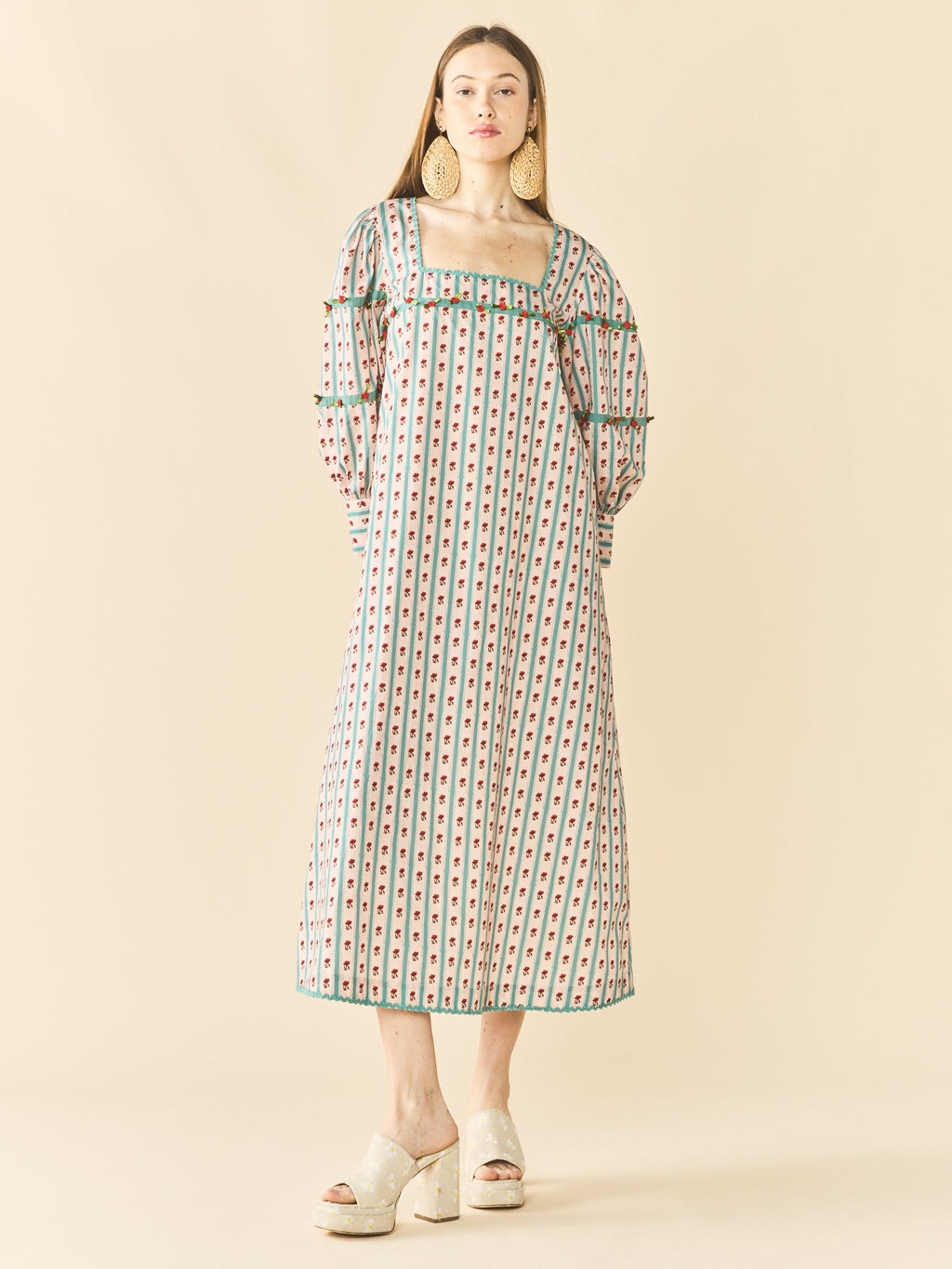 Tara Dress in Poppy Fields Floral