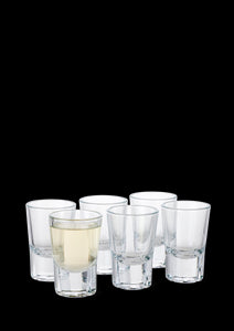 GC Shot Glass Clear, Set of 6