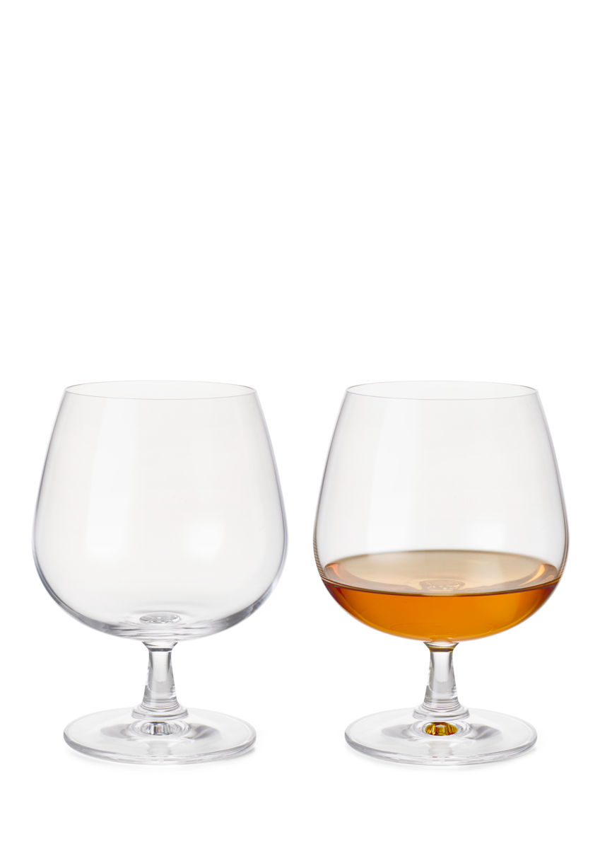 GC Brandy Glass Clear, Set of 2