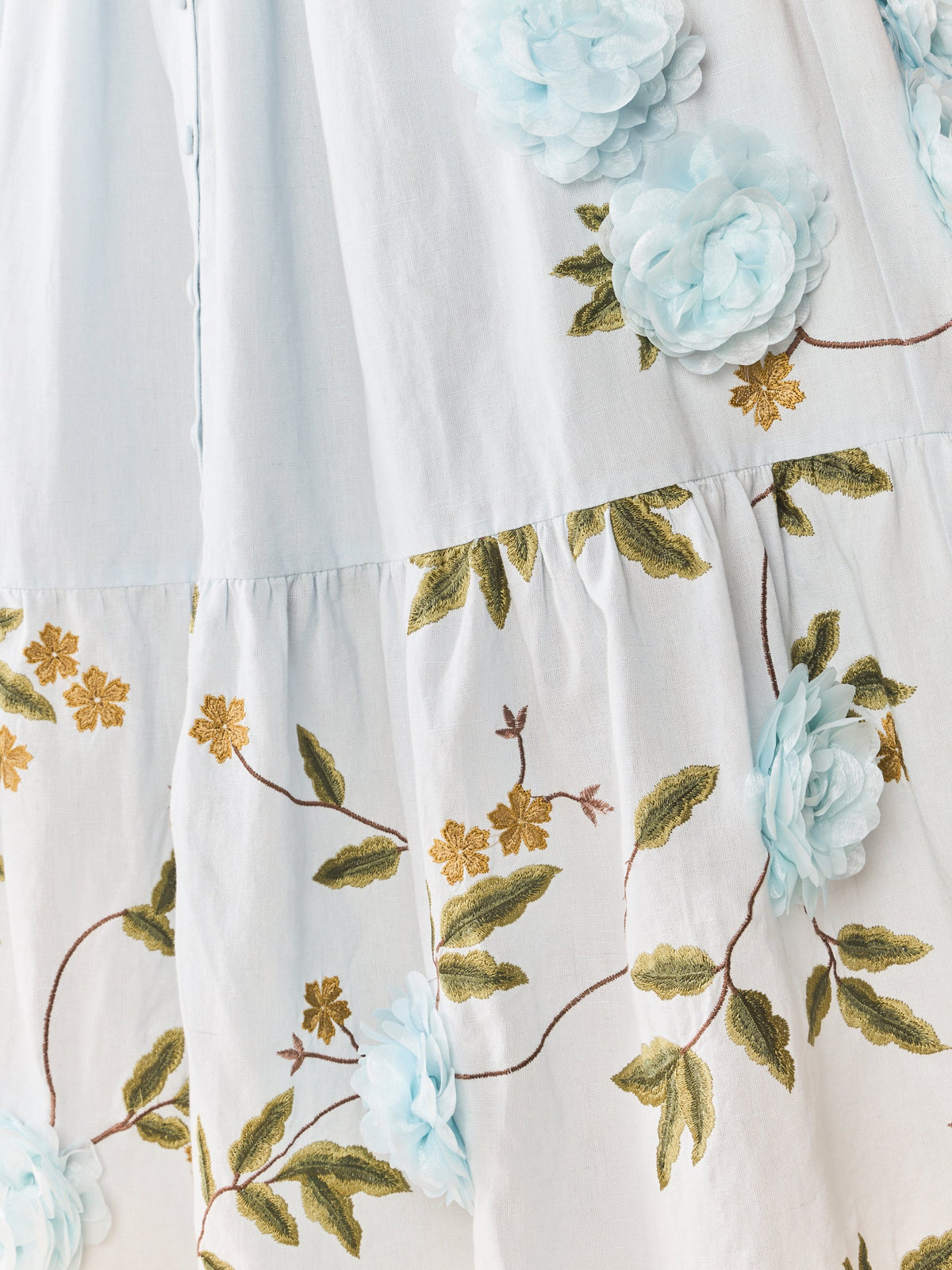 Valeria Dress in Lotus Garden Blue