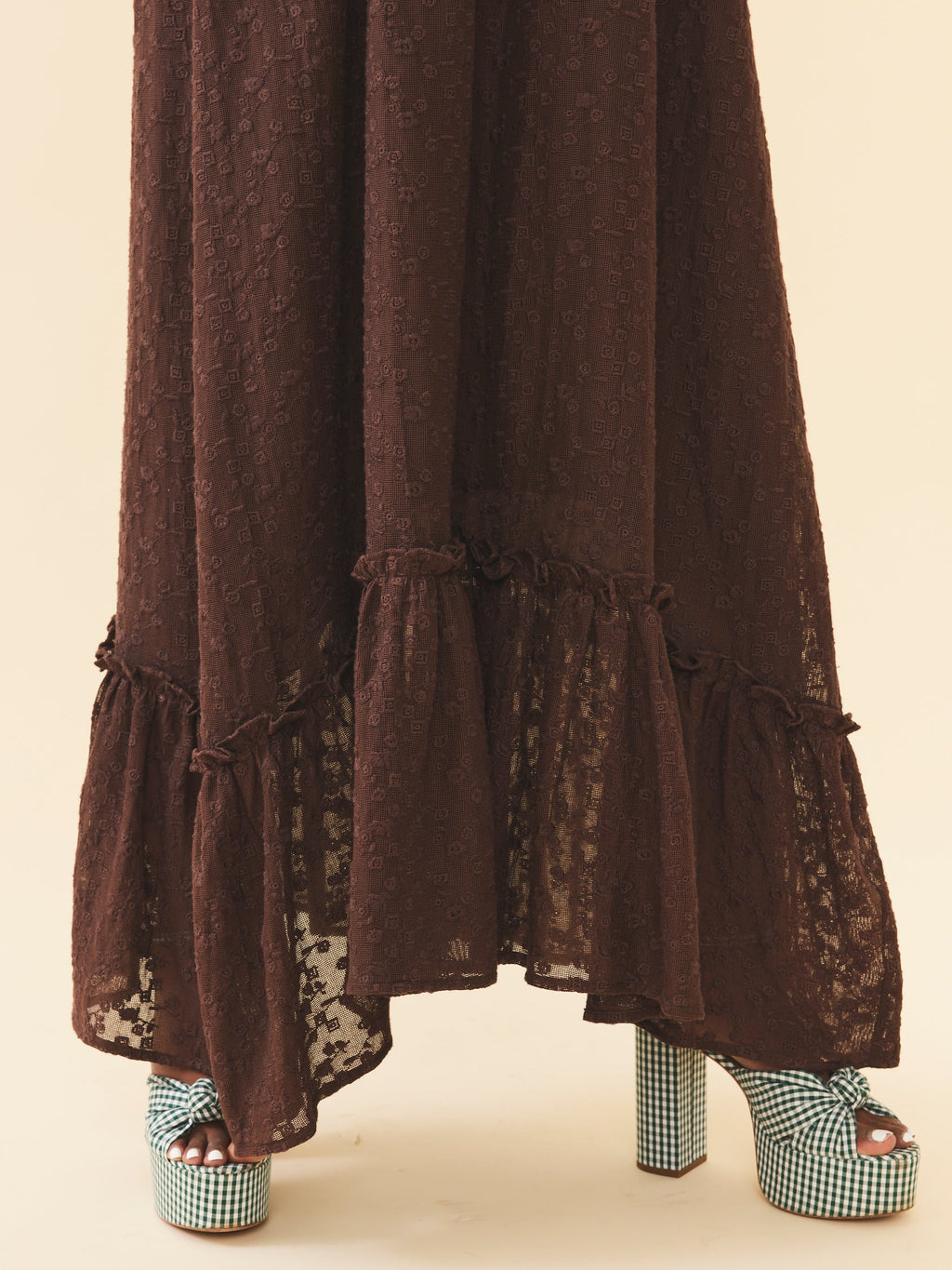 Luna Dress in Chocolate Martini