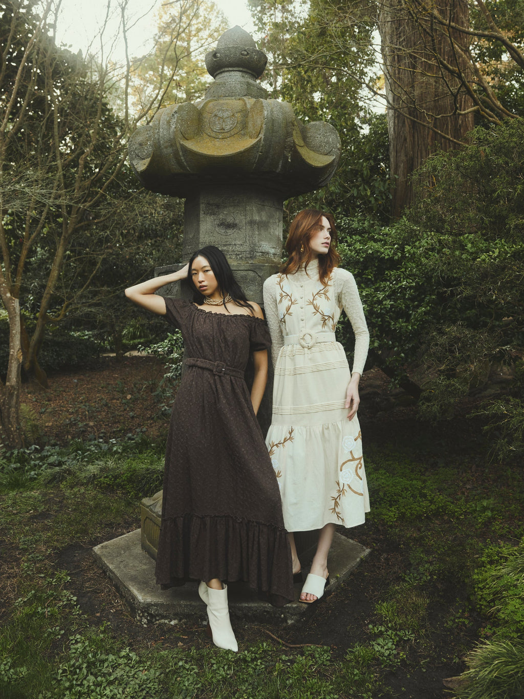 Luna Dress in Chocolate Martini