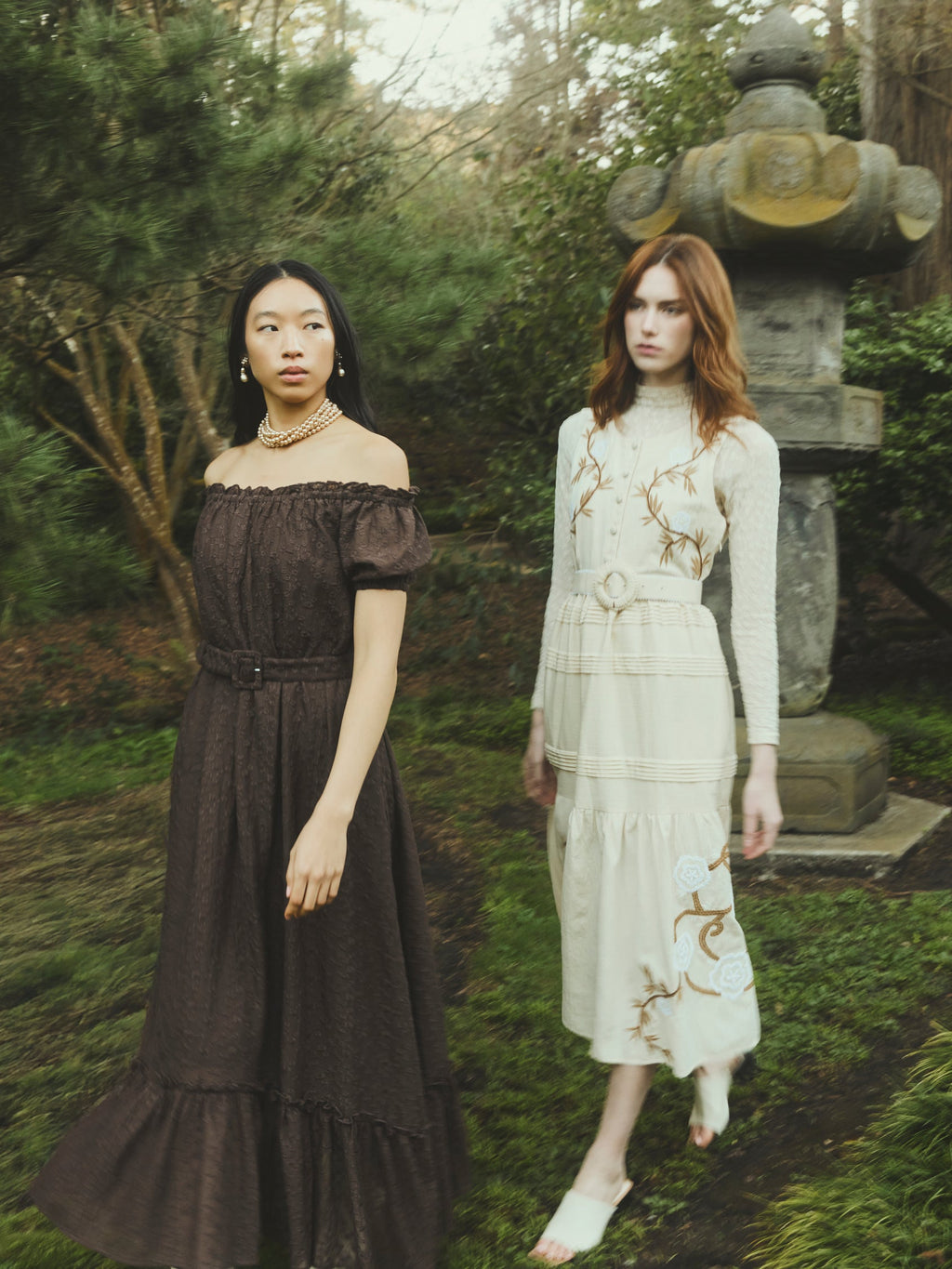 Luna Dress in Chocolate Martini