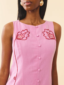 Harper Dress in Purpink