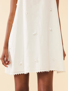 OTM Exclusive: Mattie Dress in Pearly White