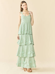 Emmy Dress in Minty Green