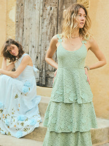 Emmy Dress in Minty Green